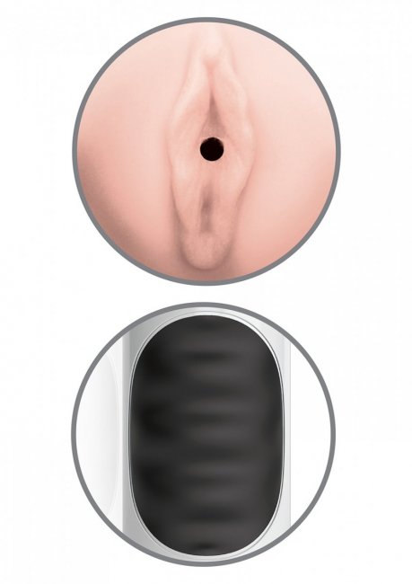 PDX Mega Grip Pussy Stroker White