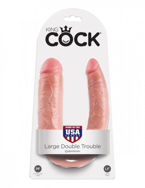 King Cock Large Double Trouble