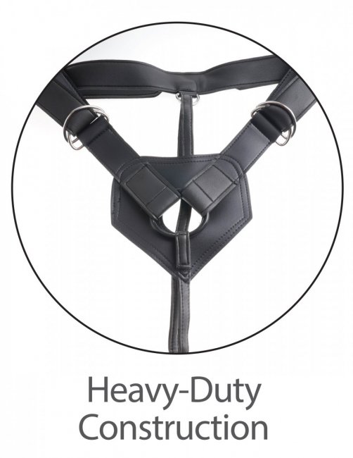 svart straponsele harness