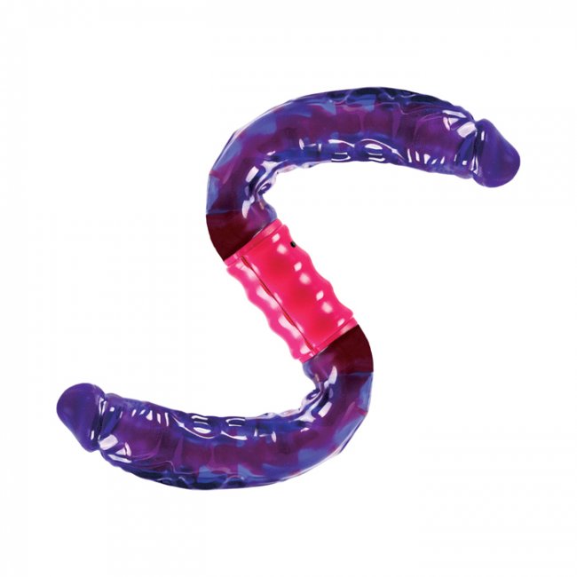 Dual Vibrating Flexi-dong - Flexibel dubbelsidig dildo
