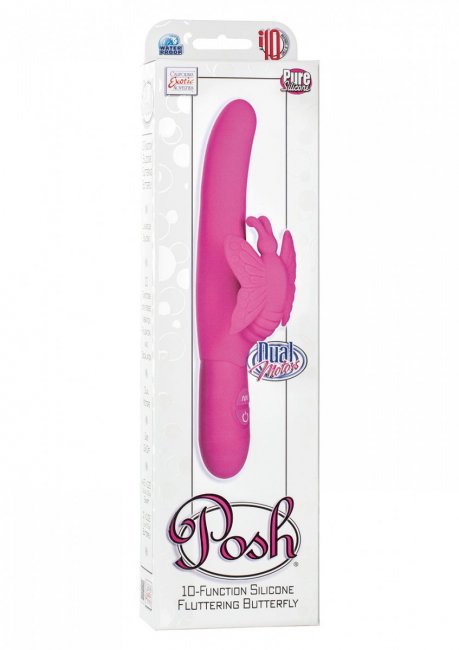Posh 10-Function Fluttering Butterfly Pink