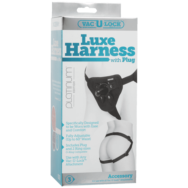 Vac-U-Lock Platinum Edition Luxe Harness with Plug