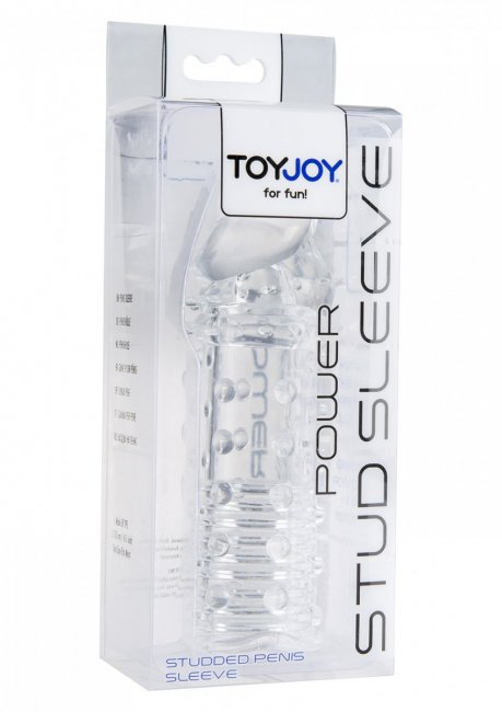 ToyJoy Power Stud Sleeve - Grå texturerad penisöverdrag