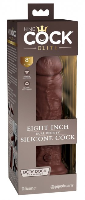 8 Dual Density Silicone Cock