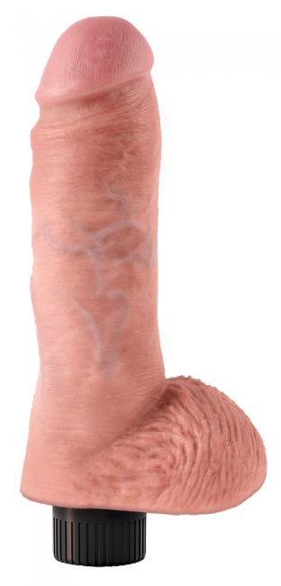 8 Vibrating Cock with Balls