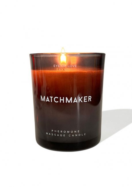 Matchmaker Pheromone Massage Candle Black