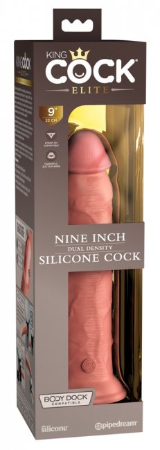 9 Dual Density Silicone Cock