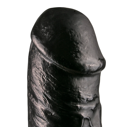 All Black Realistic Dildo 29 cm