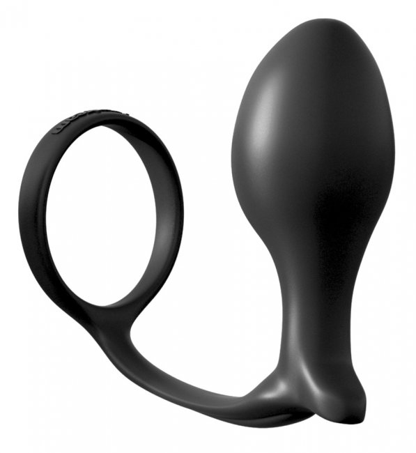 Ass-Gasm Cock Ring Advanced Plug