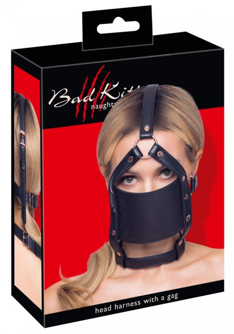 Bad Kitty Head Harness With A Gag
