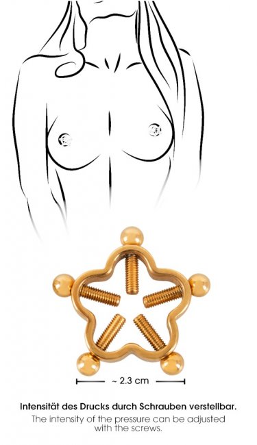 Bad Kitty Star Nipple Jewellery