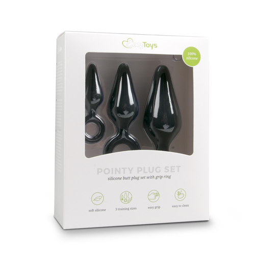 Buttplugs With Pull Ring Set