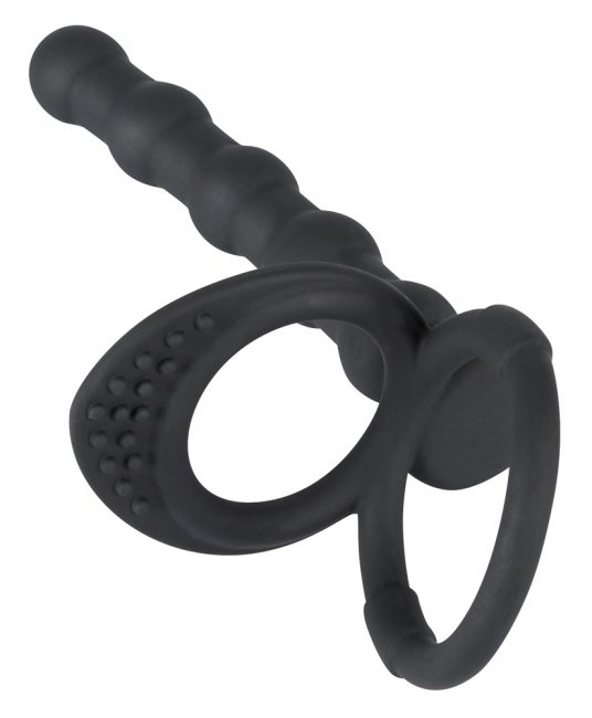 Black Velvets Cock & Ball Ring