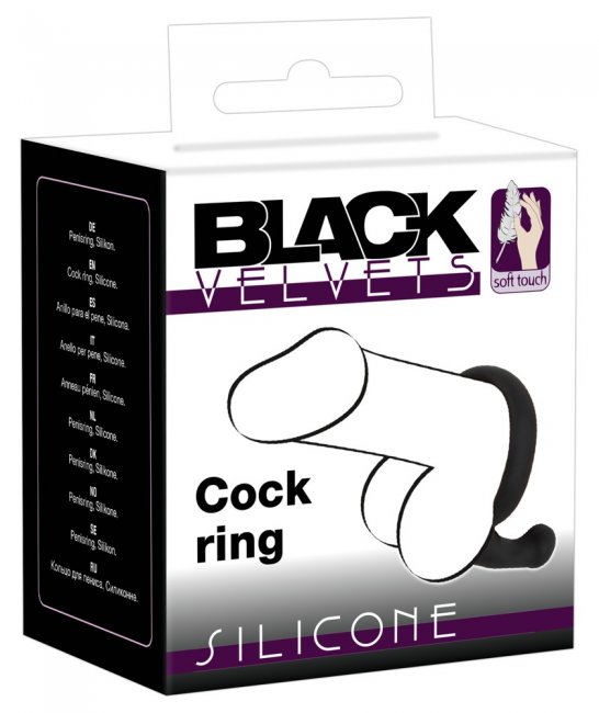 Black Velvets Cock Ring Black