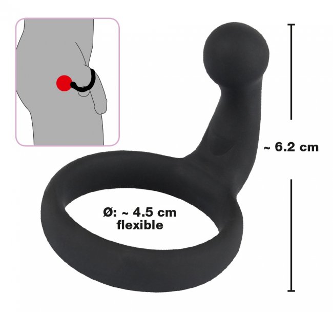 Black Velvets Cock Ring Black