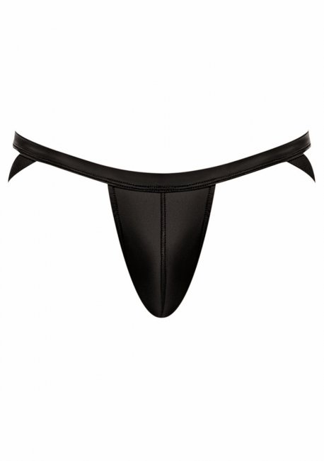 Black Matte Strappy Ring Jock