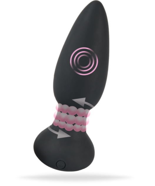 Black Velvet Rotating Plug