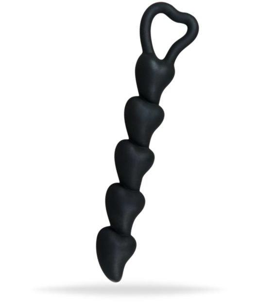 Svarta analkulor tillverkade av supermjuk silikon. Enkla att använda. Smidig och problemfri användning. Ring i botten.