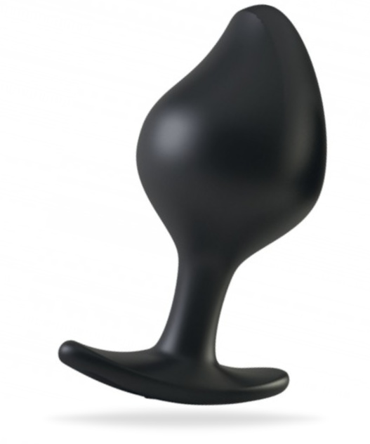 Svart prostatastimulator med e-stim funktioner. Flexibel form och en lätt böjd design möjliggör en enkel prostatastimulans.