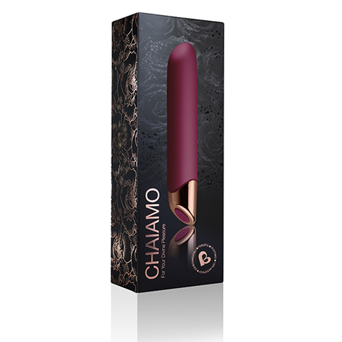 Chaiamo Bullet Vibrator vinröd stark vibrator