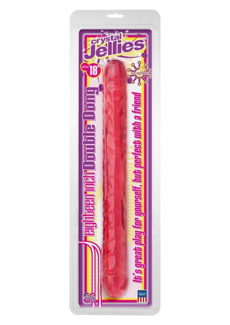Crystal Jellies 18 inch Double Dong