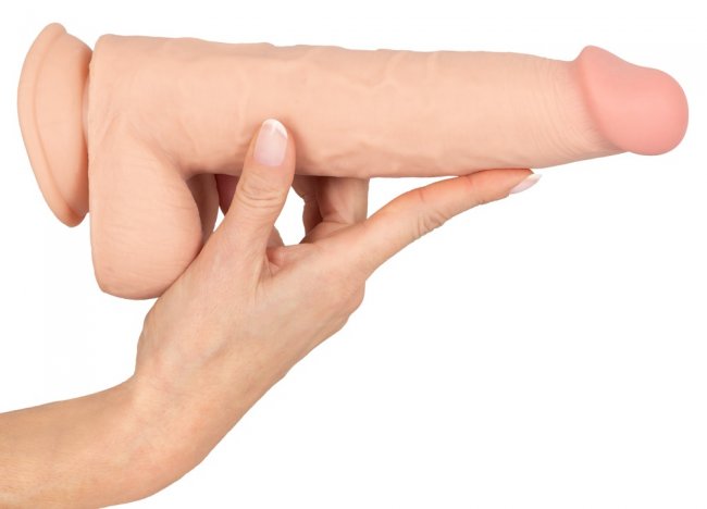 Dildo with Movable Skin 25 cm