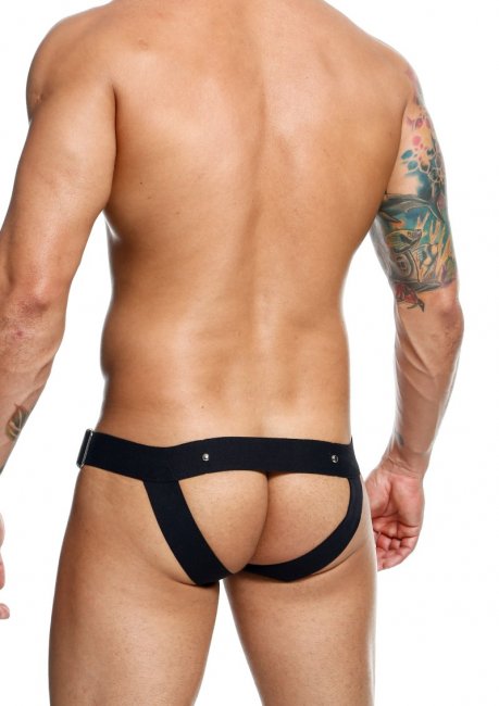 DNGEON Cockring Jockstrap - Black