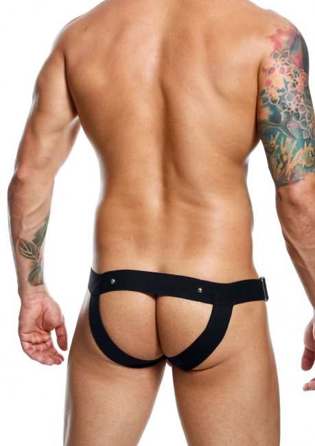 DNGEON Cockring Jockstrap - Black