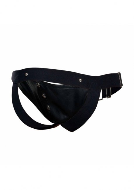 DNGEON Cockring Jockstrap - Black