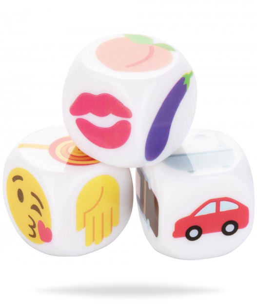 Emoji tärningar