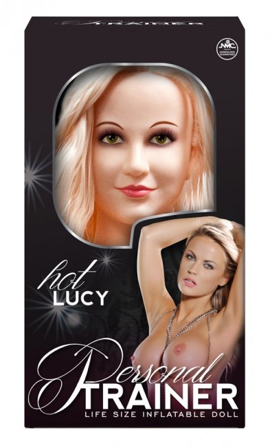 Hot Lucy Lifesize Love Doll - Blond härlig uppblåsbar sexdocka med vibrator