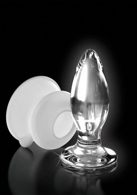 Analplugg tillverkad av högkvalitativ och temperaturkänsligt glas. Handblåsta med ett öga för detaljer. Klassisk form.
