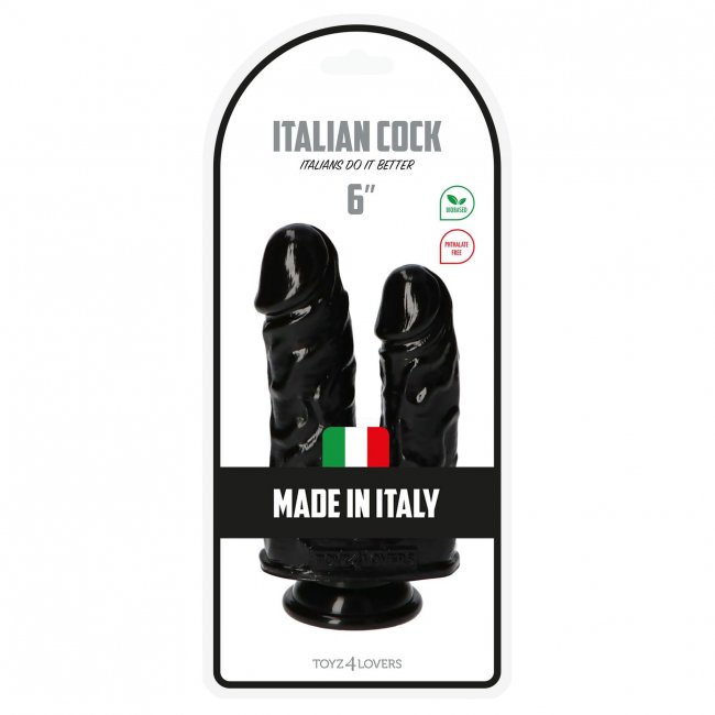 Caino and Abele Double Dildo - Black