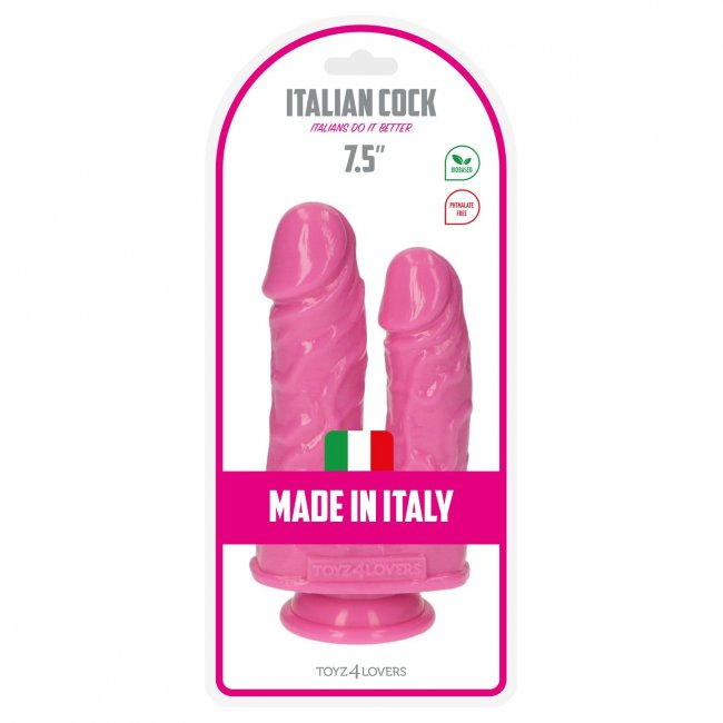 Romolo and Remo Double Dildo Pink