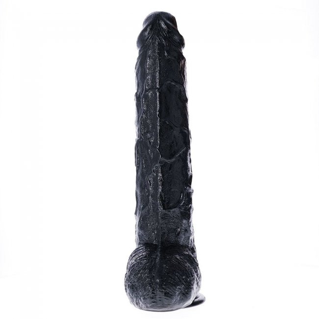 Augustus Extreme Dildo - Black