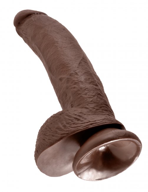 King Cock 9 Inch With Balls Flesh