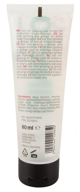 Just Play Ginseng Ginkgo Erotic Gel