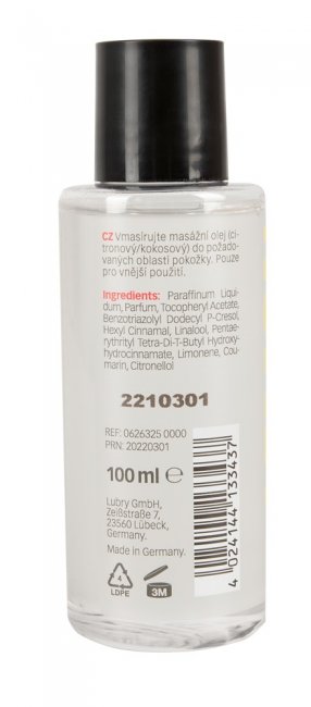 Just Play Lemon Coco Massage Oil