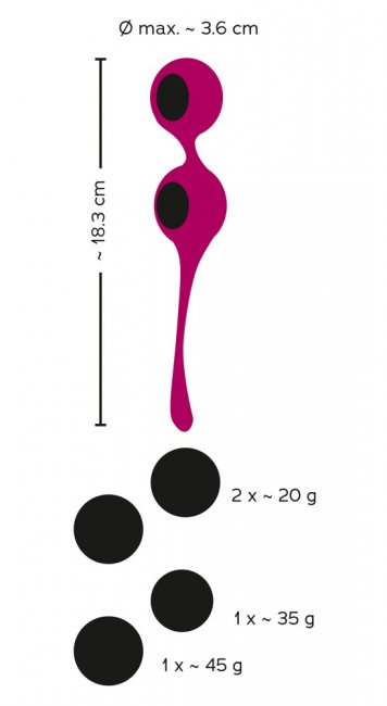 Kegel Training Balls with Extra Weights