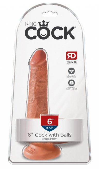 King Cock 6 Inch With Balls