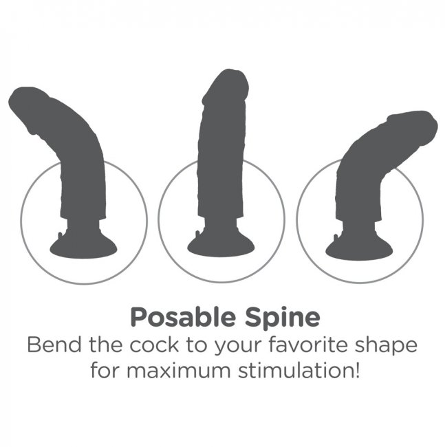 King Cock 9" Vibrating Cock