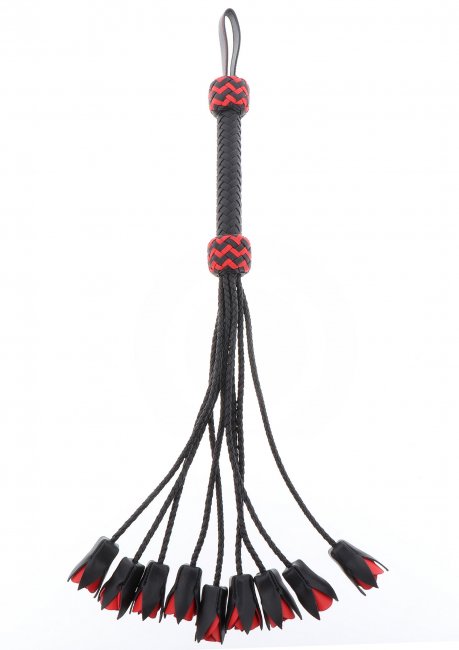 Masters Real Leather Roses Whip