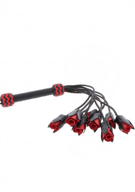 Masters Real Leather Roses Whip
