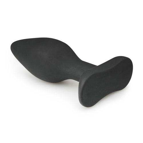 Black Silicone Buttplug