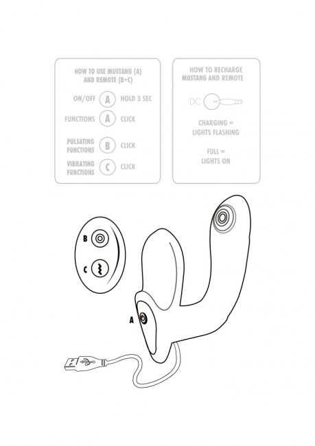 Mustang Prostate Massager