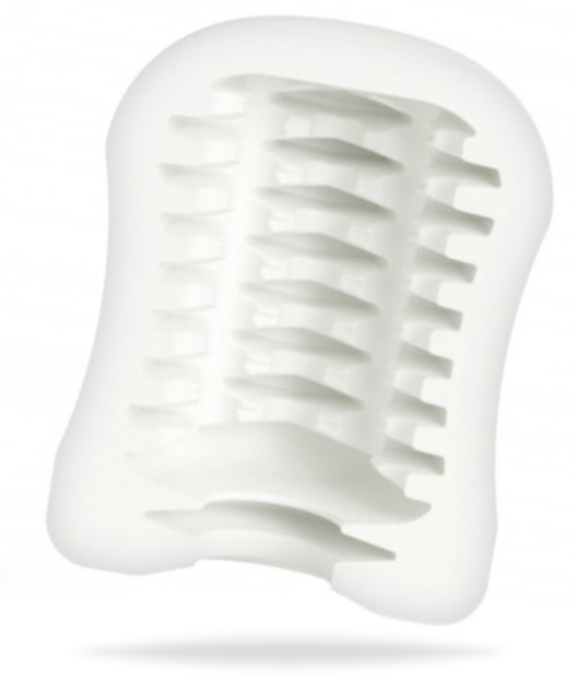 Supermjuk lösvagina med en ribbad textur på insidan. Tillverkad av högkvalitativ TPE. Elastisk design och enkel at använda.