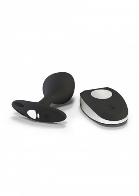 Fjärrstyrd prostatastimulator med e-stim funktioner. Flexibel form och en lätt böjd design möjliggör en enkel användning.