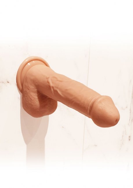 Naked Rotating Beads Vibrating Dildo