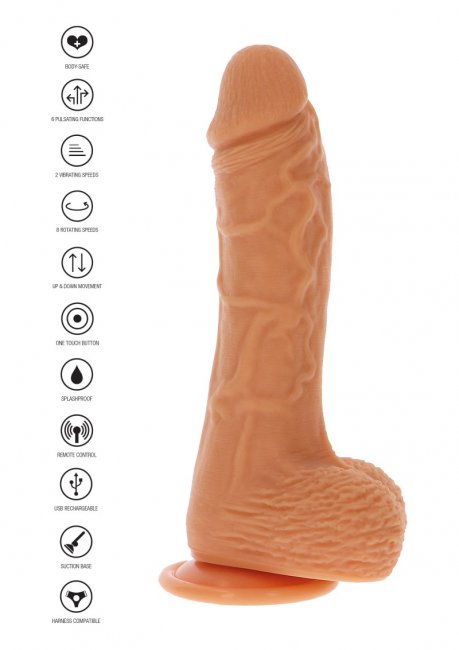 Naked Up&Down Rotating Vibrating Dildo