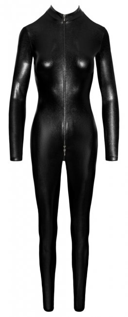 Noir Snakeskin Jumpsuit